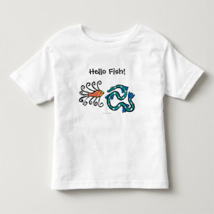 Colourful Illustrated Fish Friends Toddler T-shirt