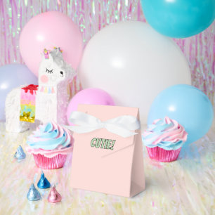 Colourful Illustrative Birthday Party  Favor Box