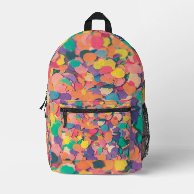 Colourful image on bag pack (Front)