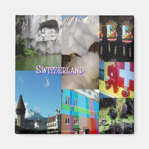 Colourful Images of Switzerland by Celeste Sheffey Magnet