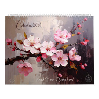 Colourful Impasto Art Calendar