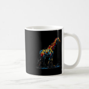 Colourful Impressionism Style Animal Lover Giraffe Coffee Mug