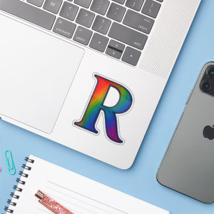 Colourful Initial Alphabet Letter R