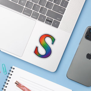 Colourful Initial Alphabet Letter S