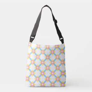 Colourful Inka Cross Diagonal Pattern Crossbody Bag