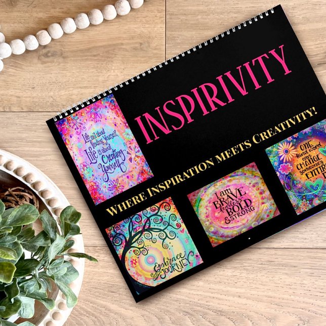 Colourful Inspiration Quotes Artwork Inspirivity Calendar (Creator Uploaded)
