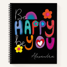 Colourful Inspirational Be Happy Be You Custom 