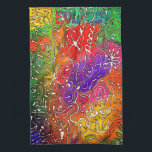 Colourful Inspirational Friendship Words Kitchen T Kitchen Towel<br><div class="desc">A fun, colourful and whimsical hand-drawn and painted abstract design with inspiring words. This colourful kitchen towel is a perfect gift for the special person in your life or for yourself and is sure to brighten up any kitchen. I hope it makes you happy . . . that is my...</div>