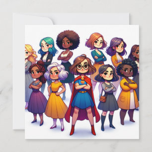 Colourful International Women's Day Art 