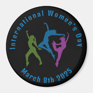 Colourful International Women's Day Magnet