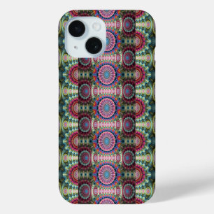 Colourful Intricate Geometric Pattern iPhone 15 Case