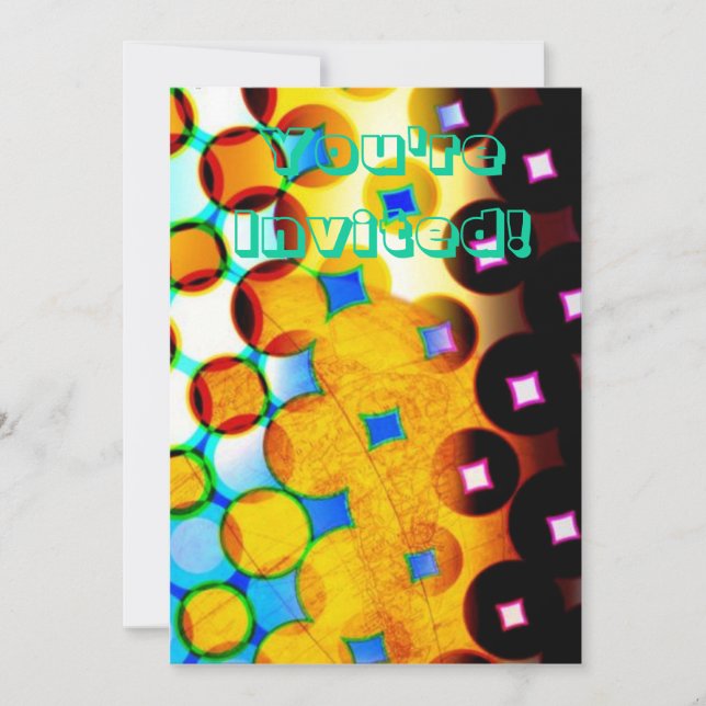 Colourful Invitations (Front)