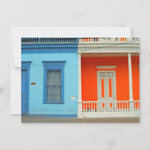 Colourful Iquique street Card
