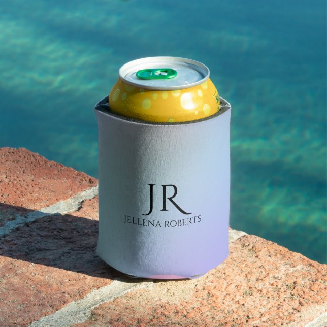 Colourful iridescent background can cooler (In Situ Pool)
