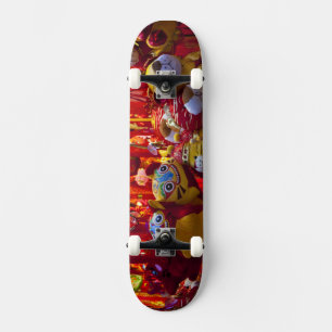 Colourful items for sale in a shop in Hong Kong Skateboard