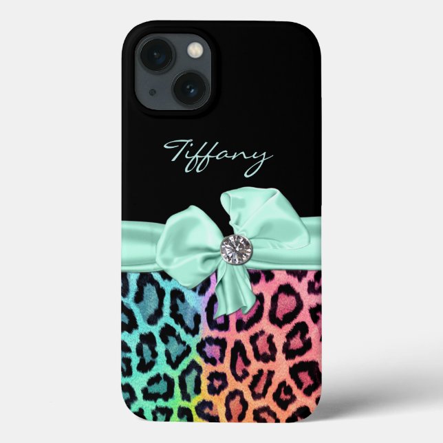 Colourful Jaguar Print  Case-Mate iPhone Case (Back)
