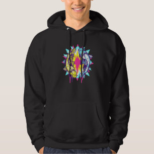 Colourful Japanese Koi Fish Carp Nishikigoi Hoodie