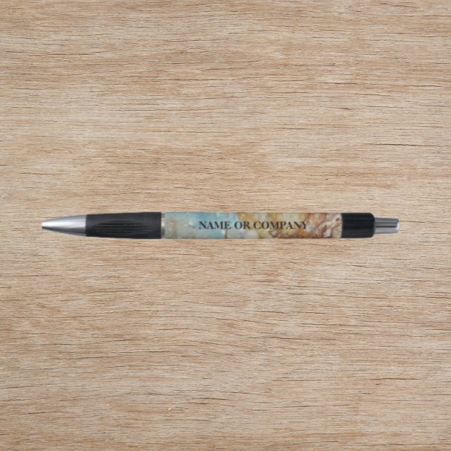 Colourful Jasper Stone Pattern Personalized Pen (In Situ)