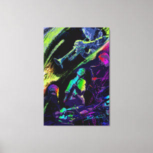 Colourful Jazz Canvas Print