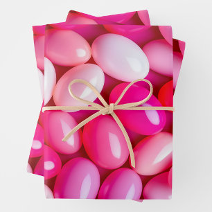 Colourful Jelly Bean Art Wrapping Paper Sheets