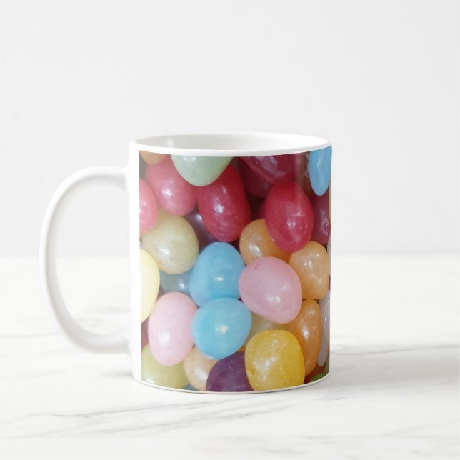 Colourful Jelly Beans Coffee Mug (Left)