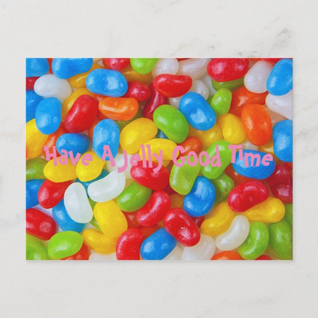 Colourful Jelly Beans Postcard (Front)