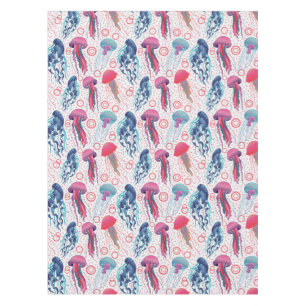 Colourful Jelly fishes Tablecloth