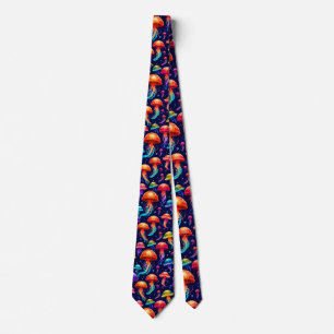 Colourful Jellyfish Tie