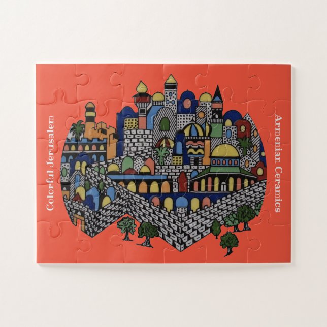 Colourful Jerusalem Jigsaw Puzzle (Horizontal)