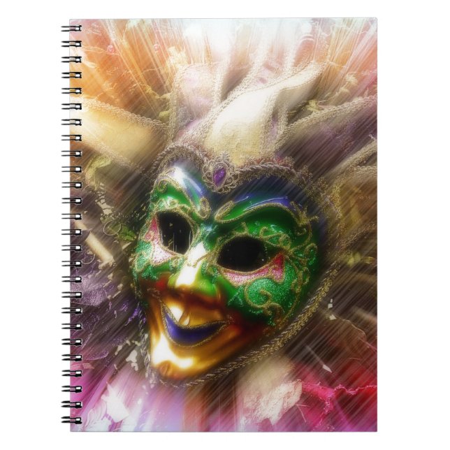 Colourful Jester Notebook (Front)