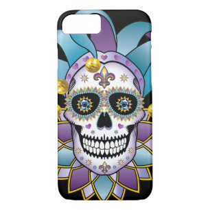 Colourful Jester Skull Case-Mate iPhone Case