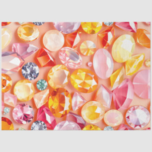 Colourful Jewel Art Tissue Paper