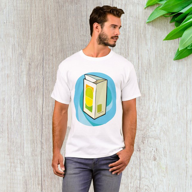 Colourful Juice Carton Modern Minimal  T-Shirt (Creator Uploaded)