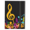 Colourful Jumbled Music Notes on Black