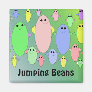 Colourful Jumping Beans Magnet