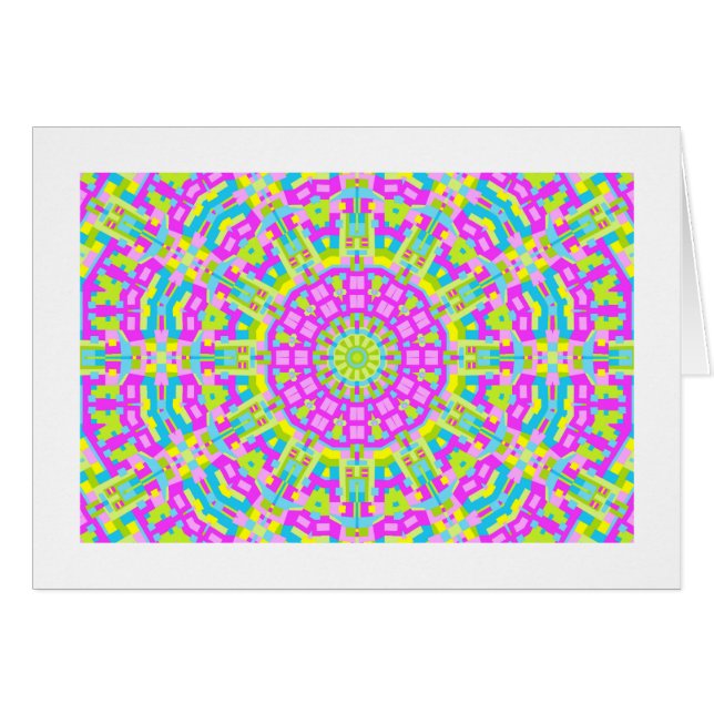 Colourful Kaleidoscope 01 (bordered) (Front Horizontal)