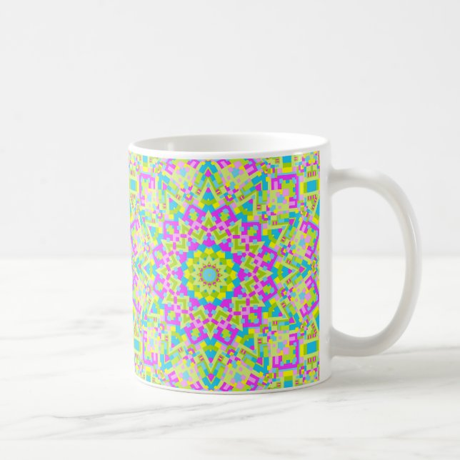 Colourful Kaleidoscope 02 Coffee Mug (Right)