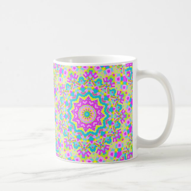 Colourful Kaleidoscope 04 Coffee Mug (Right)