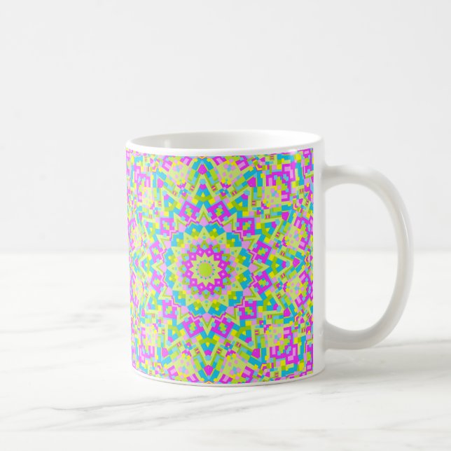 Colourful Kaleidoscope 07 Coffee Mug (Right)