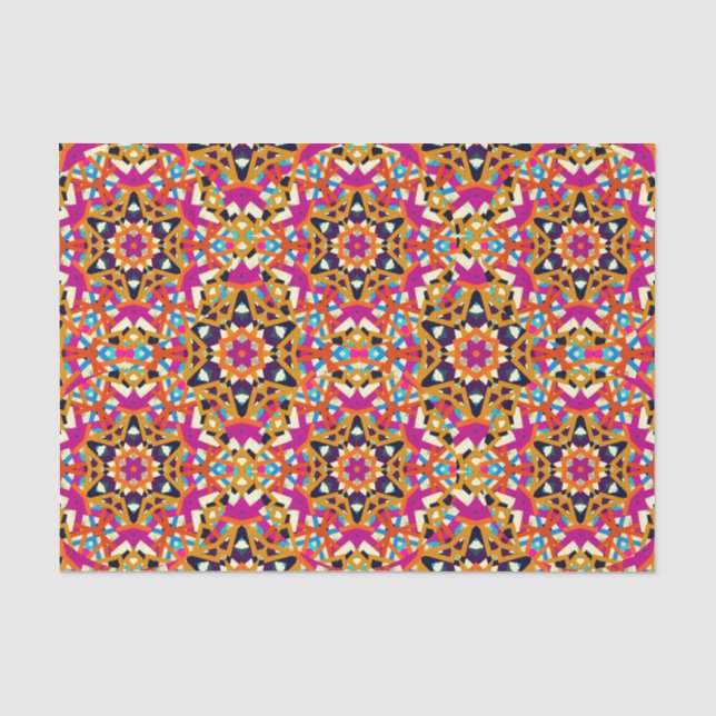 Colourful Kaleidoscope All-Occasion Tissue Paper (Front)