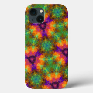 Colourful Kaleidoscope Geometric Pattern iPhone 13 Case