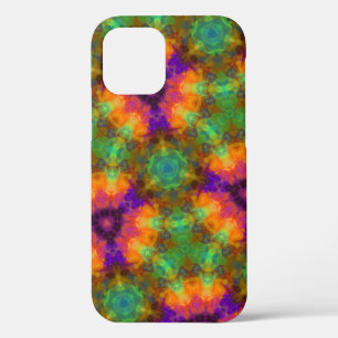 Colourful Kaleidoscope Geometric Pattern iPhone 12 Case