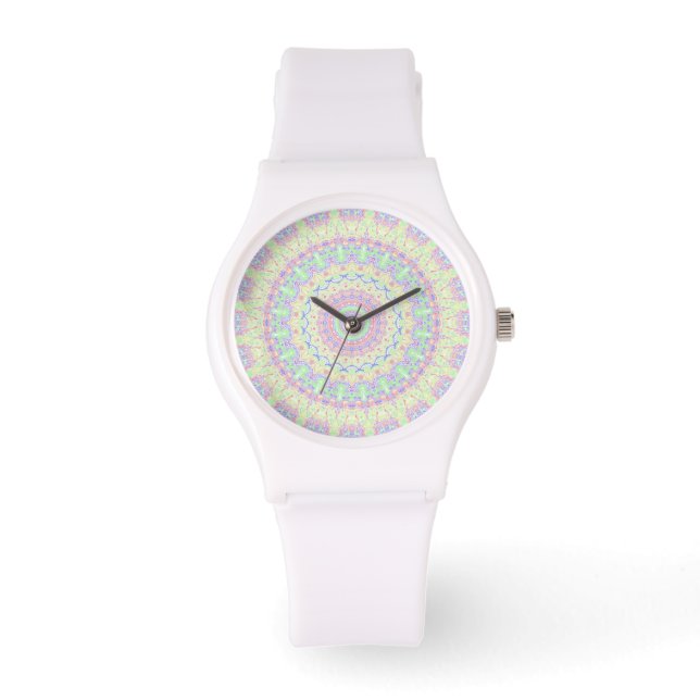 Colourful Kaleidoscope  Watch (Front)