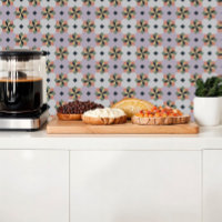 Colourful kaleidoscopic hydraulic tiles