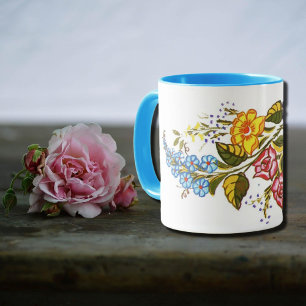  colourful Kalocsai  flowers  Mug