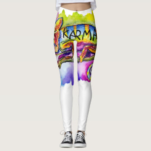 Colourful Karma Chameleon Leggings