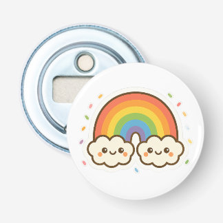 Colourful Kawaii Rainbow Pride Bottle Opener