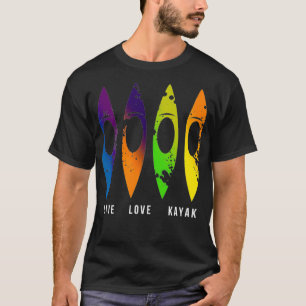 Colourful Kayaks  For Outr Adventure kayaking boat T-Shirt