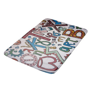 Colourful Kids ABC Bath Mat