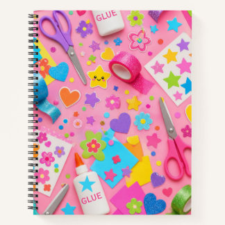 Colourful Kids Arts and Crafts Notebook